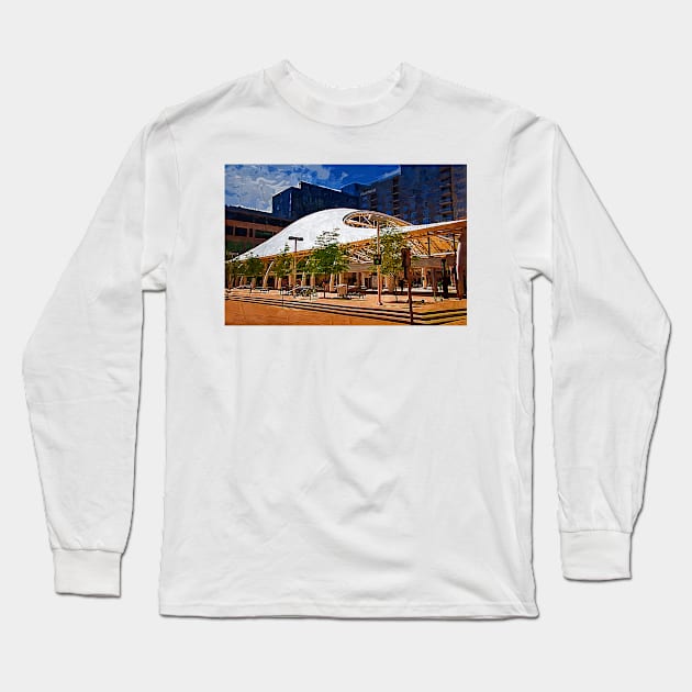 Denver Urban Architecture Long Sleeve T-Shirt by KirtTisdale